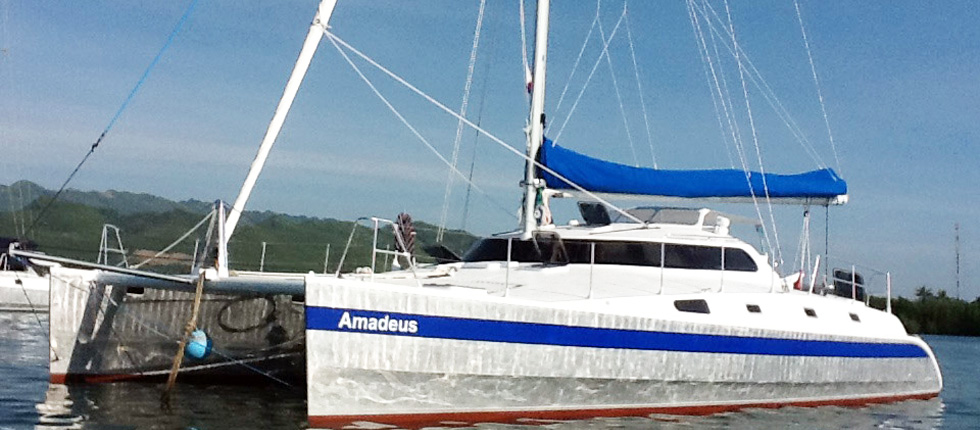 Phuket Segelyacht Charter Katamaran Amadeus Segelörn