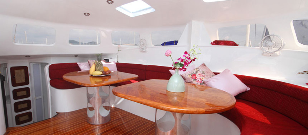 Phuket Segelyacht Charter Katamaran Amadeus Segelörn