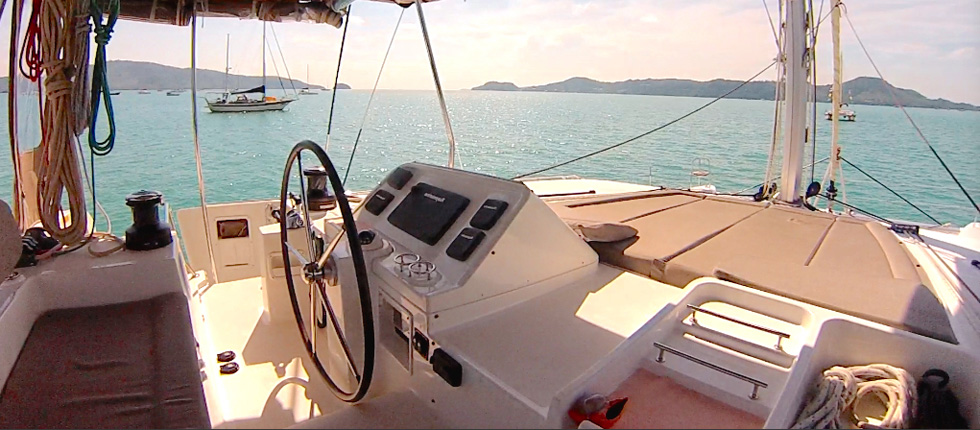 Phuket Segelyacht Charter Katamaran Lagoon 450 Saint Anna Segeltörn