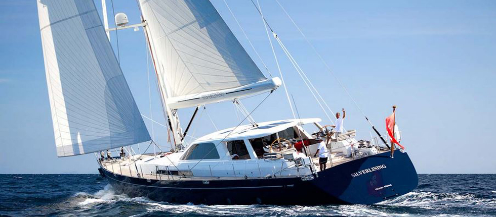 Charter Luxus Segelyacht Silverlining Phuket Thailand